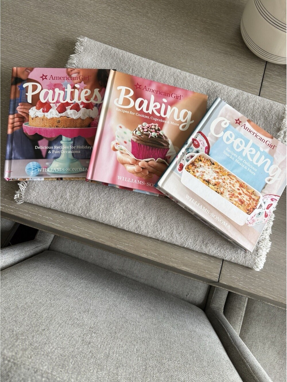 American Girl Kitchen Adventures 3-Book Box Set: Baking Cooking Parties, Illus. - Picture 6 of 10